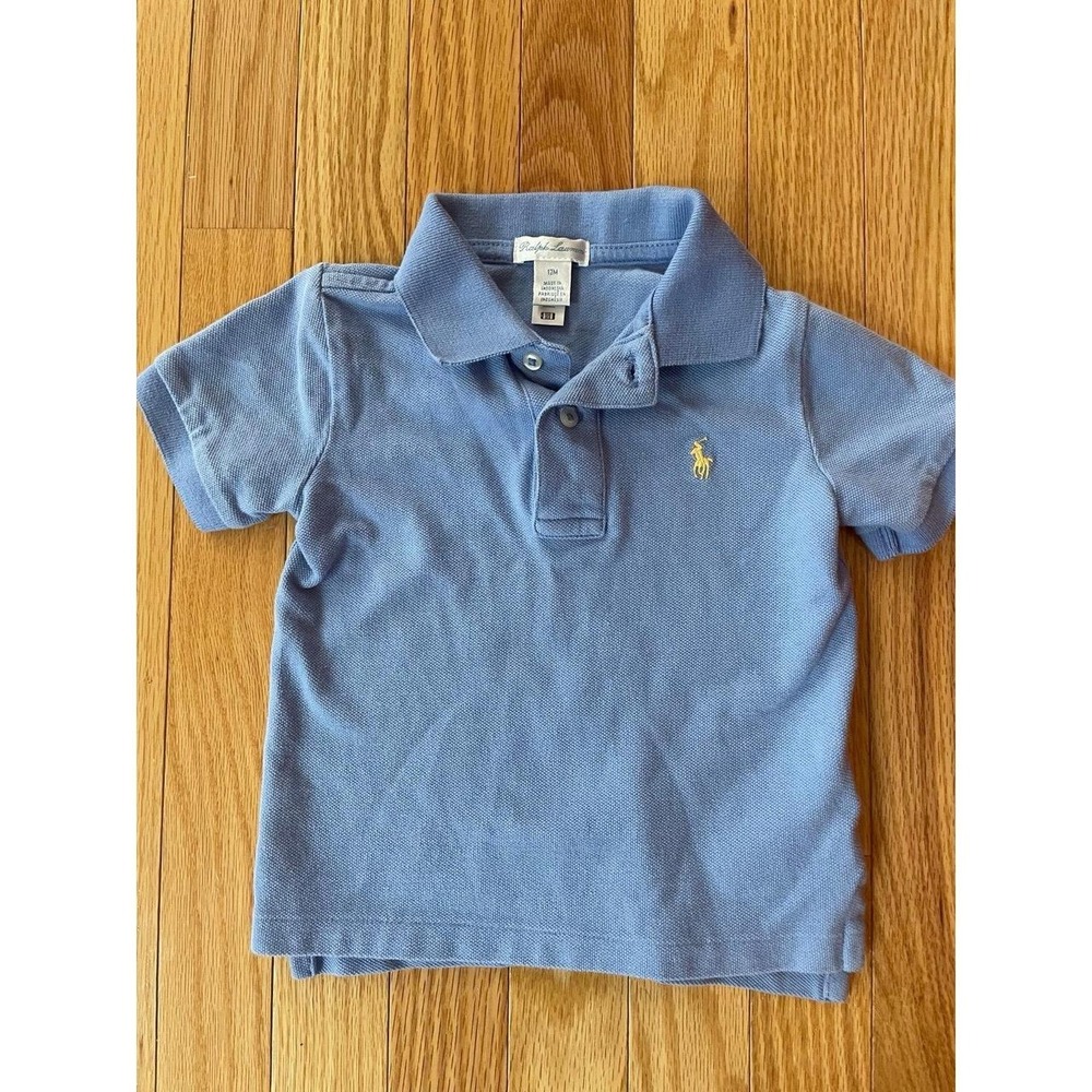 Ralph Lauren White Label Light Blue Polo 12M